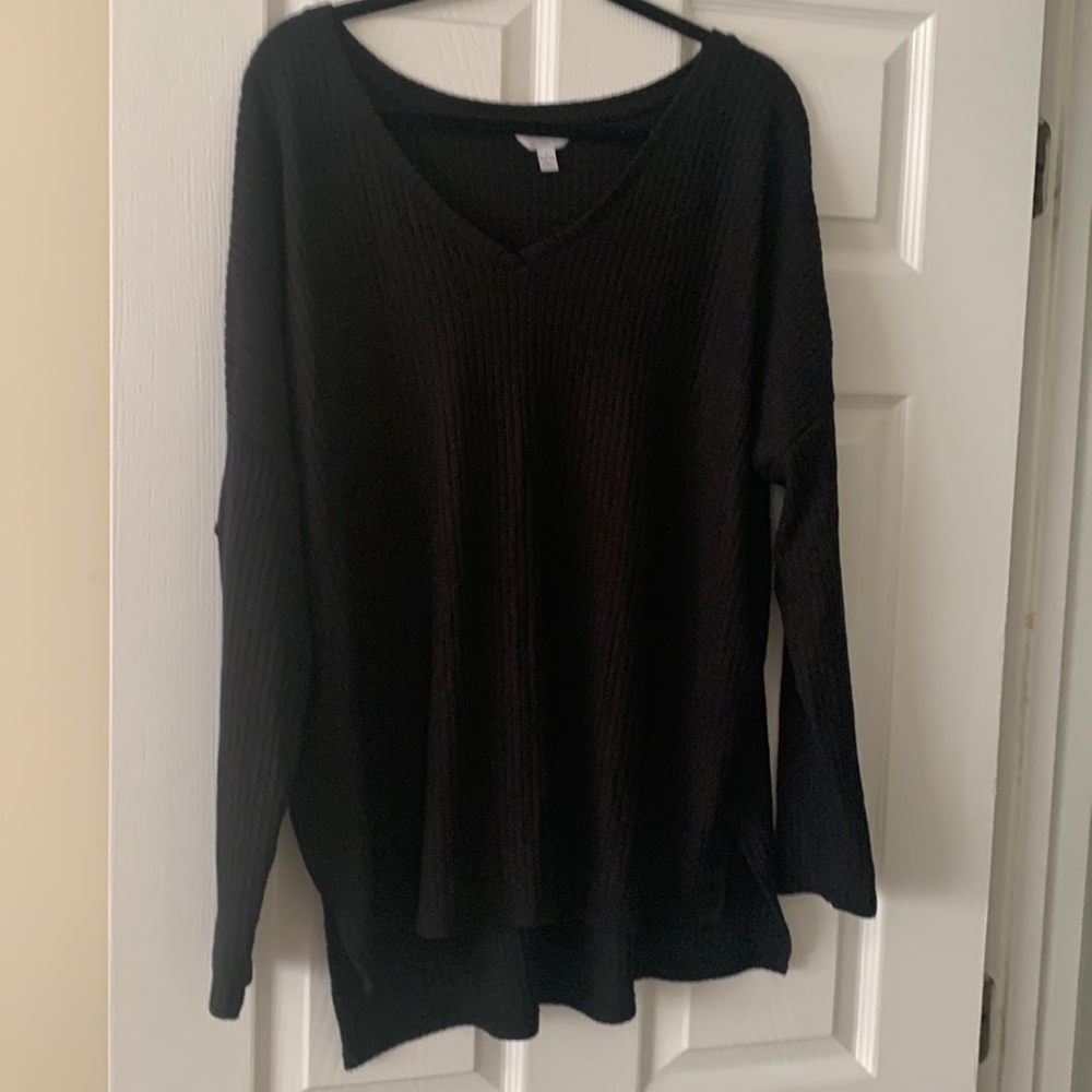 Time and Tru Tunic. Black. Size Large.